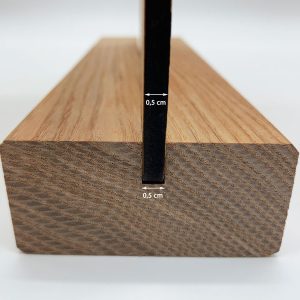 Klemmbretthalter Standard Aufsteller für Klemmbretter Luxus in Eiche